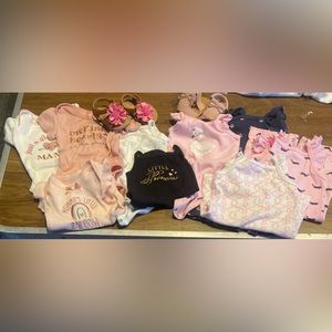 Brand new baby (0-3) girl clothes.. best price 10